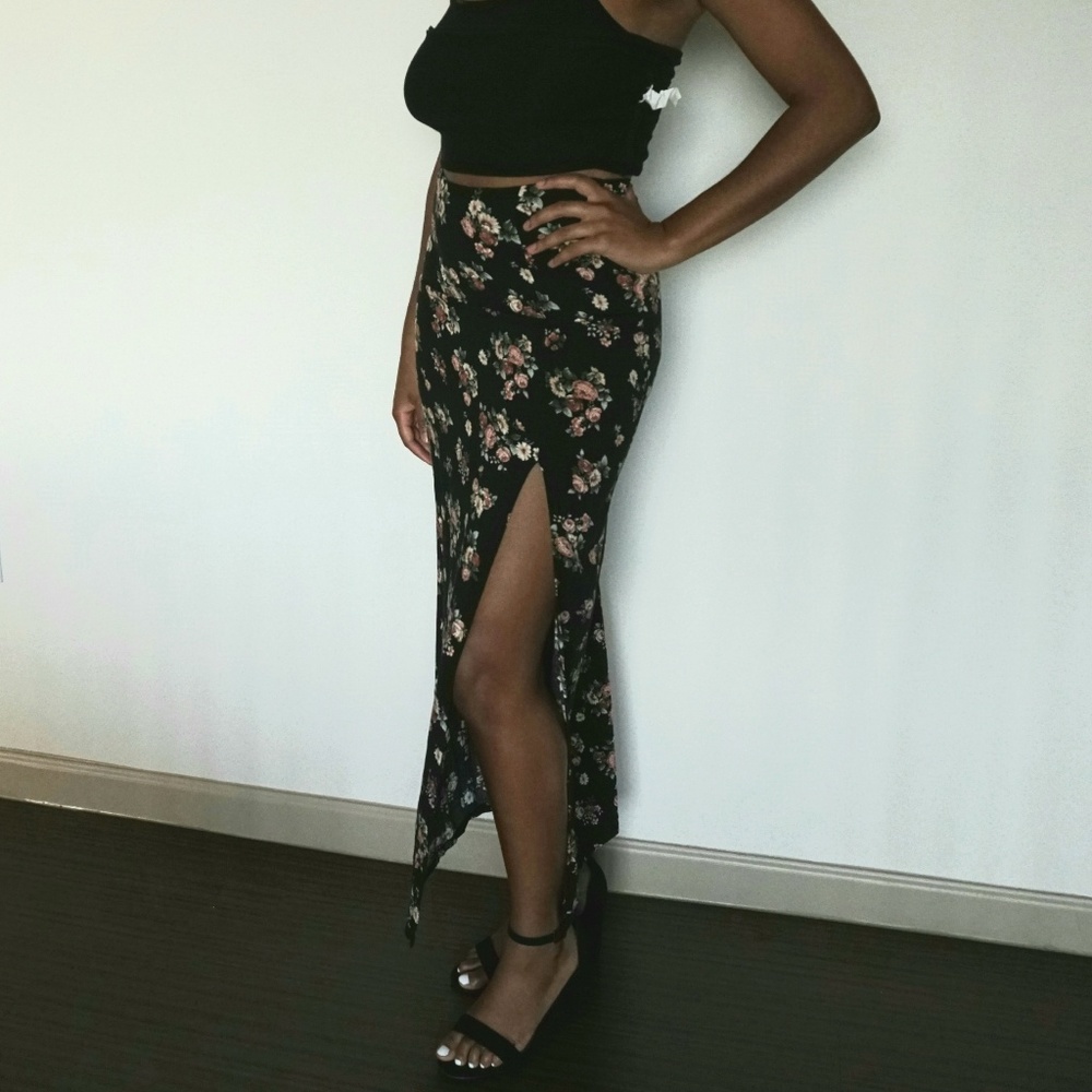 Floral Maxi Skirt